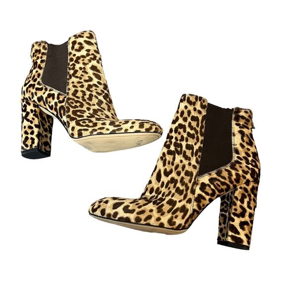 Sam Edelman Case Leopard Print Genuine Calf
Chelsea Ankle Booties sz 8 - Picture 1 of 4